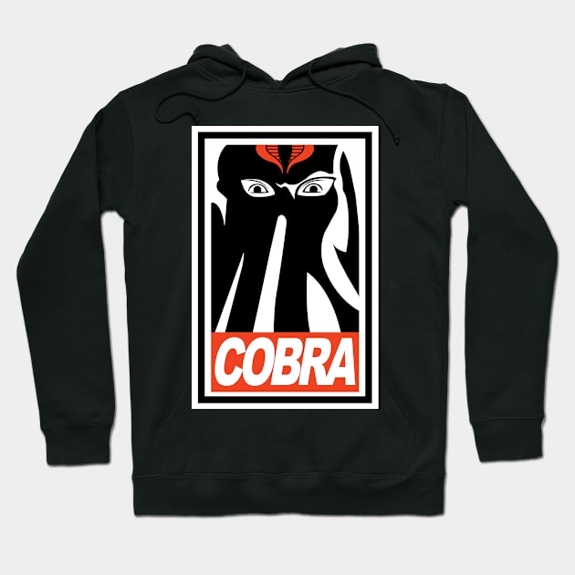 Obey Cobra! Hoodie by ClayGrahamArt